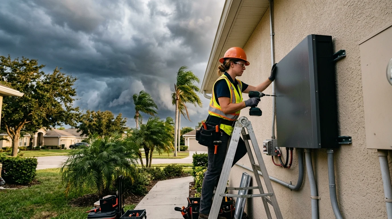 Battery Storage Financing Before Hurricane Season